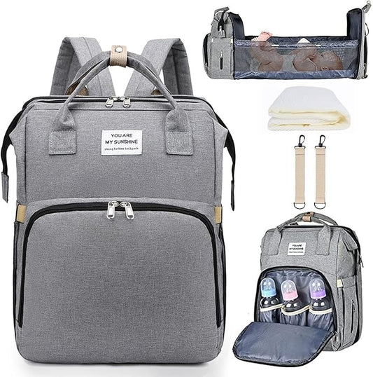 Portable Folding Crib Diaper Bag Multi-Function