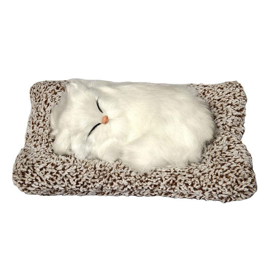 Sleeping Cute Cat for Car Dashboard and Home Decor with Activated Carbon