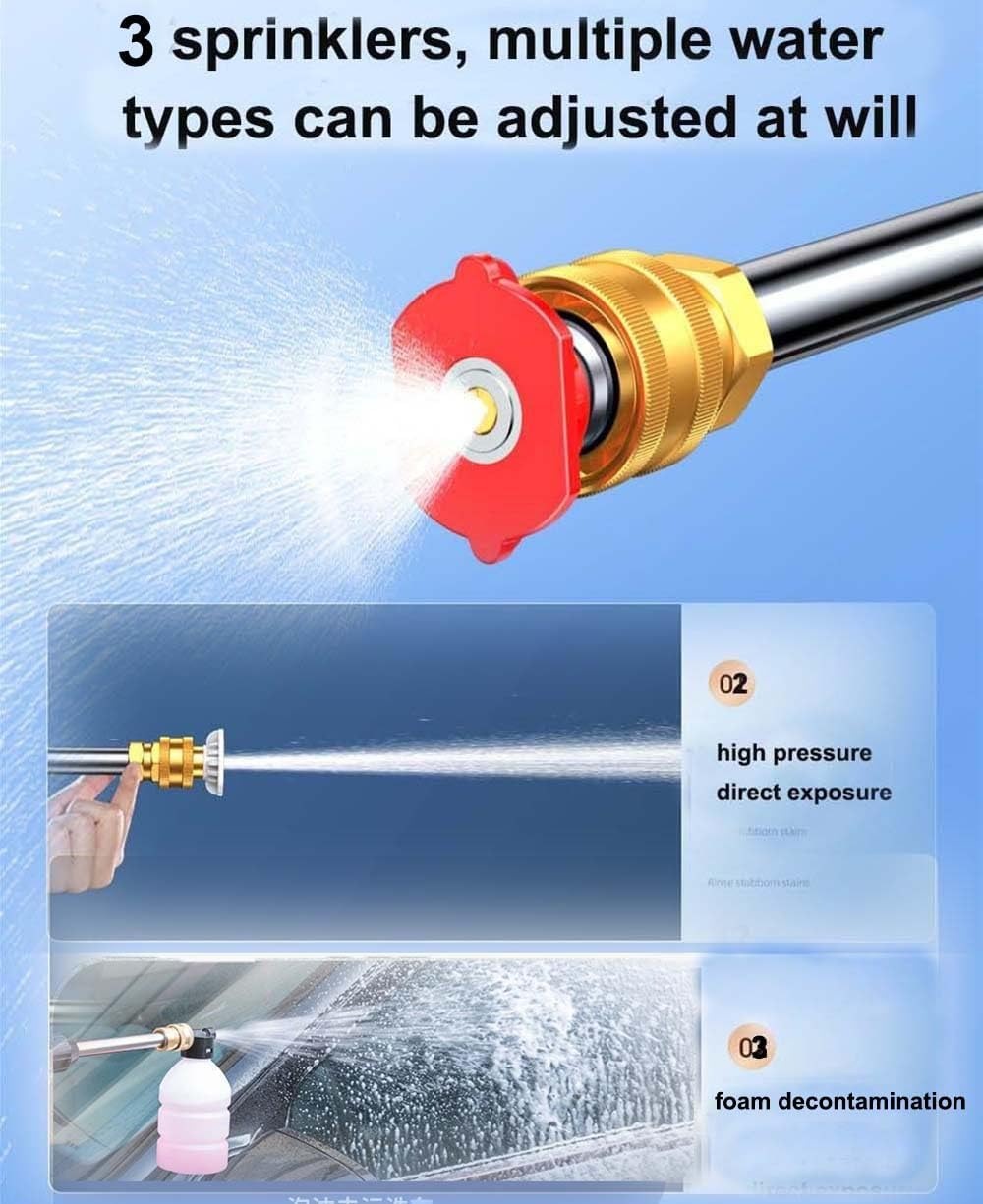 Pressure Washer For Car (Double Battery)